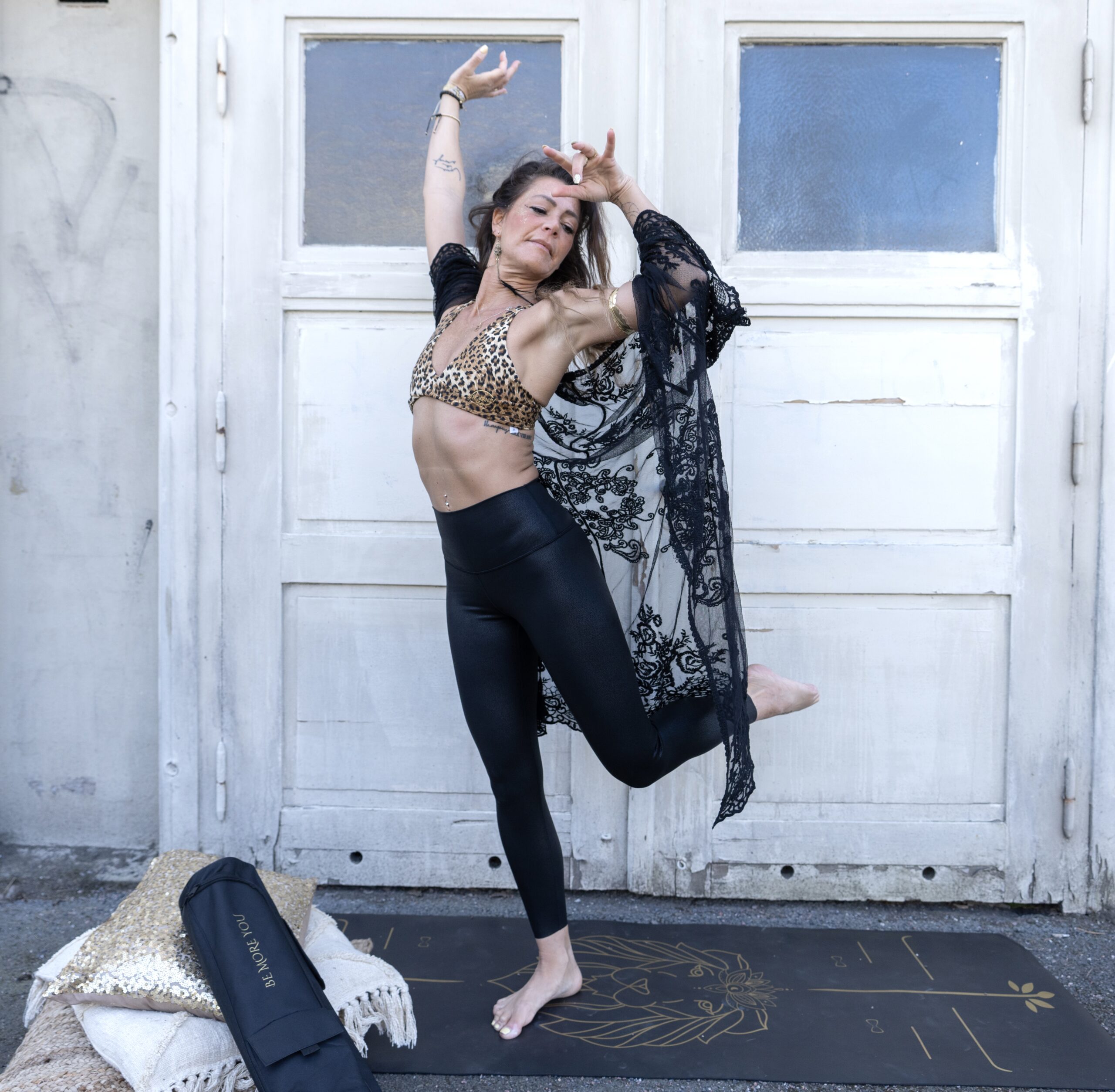 Lavento Leg Warmers for Women Yoga, Pilates, Ballet, Palestine