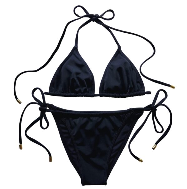 New! VL X KARTINI - Recycled Bikini INDAH, black & gold