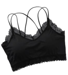 New! VL Yoga&Lingerie DRESSY SOFT BH Lacework straps, black